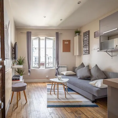 아파트 Petit Havre De Paix De 27m2 A Montmartre